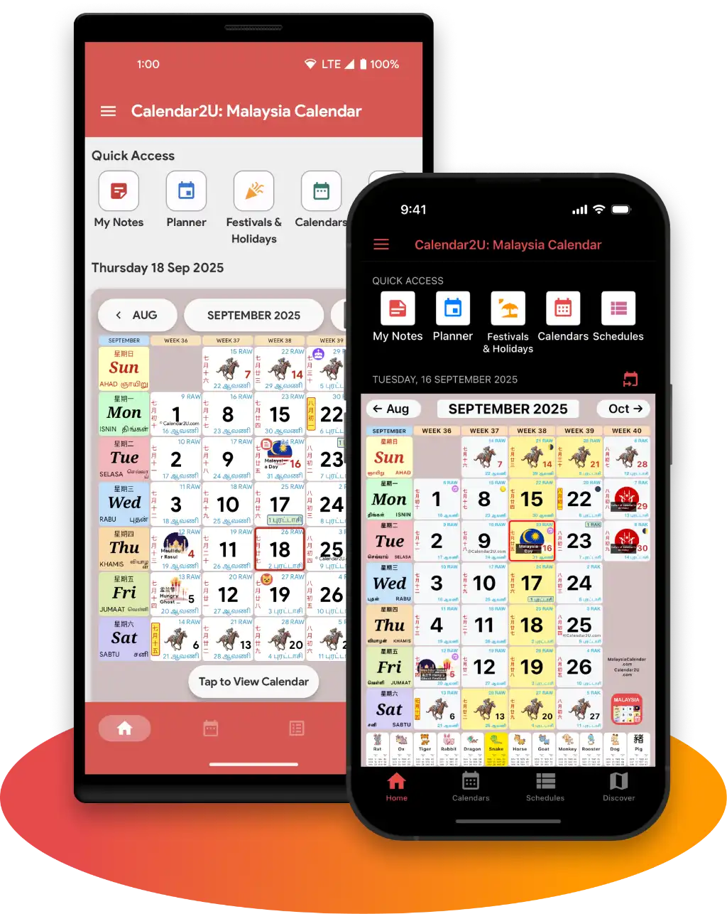 Calendar2U Malaysia Calendar App